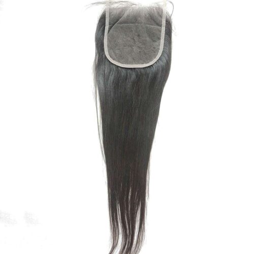 5X5 HD Lace Closure Straight Virgin Human Hair 16 Invisible lace Closure straight hair