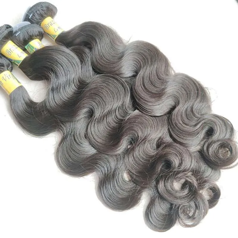 Human Hair Grades-What Are They And What Do They Mean? 3 Brazilian Virgin Hair Body Wave Bundles