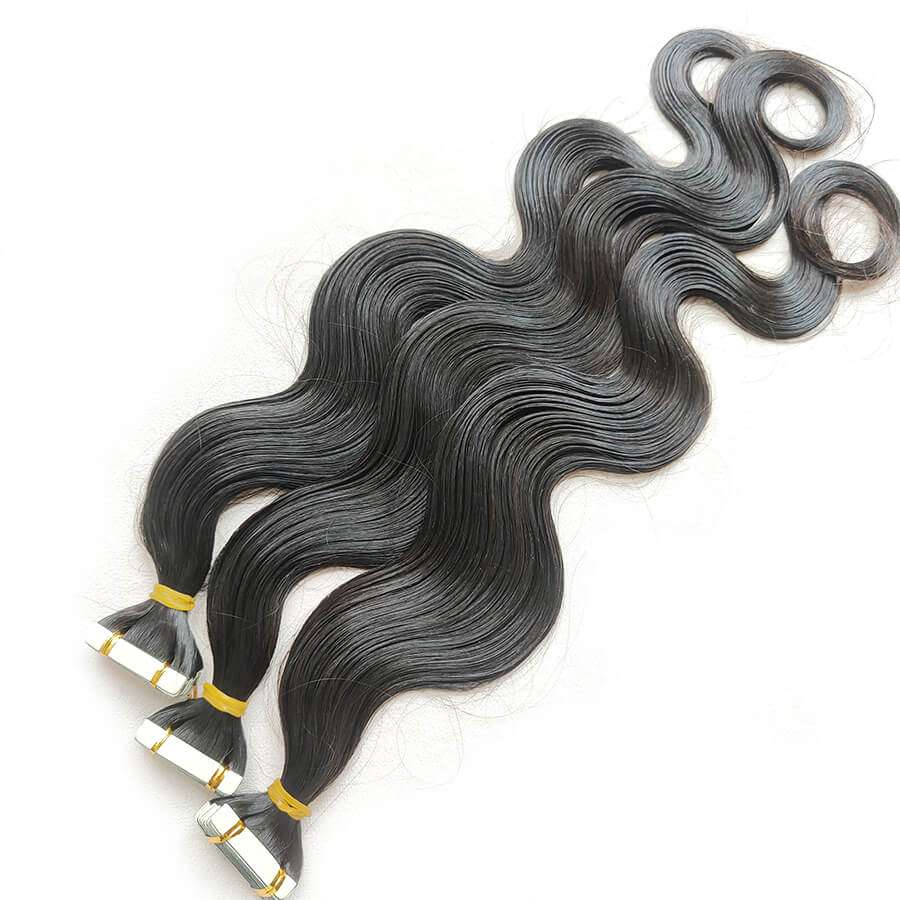 tape ins hair extensions body wave 8