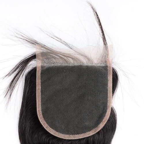 4X4 Transparent Lace Closure Virgin Hair Loose Wave Closure Pre-plucked Hairline With Baby Hair 7 4x4 transparent lace loose wave closure-4