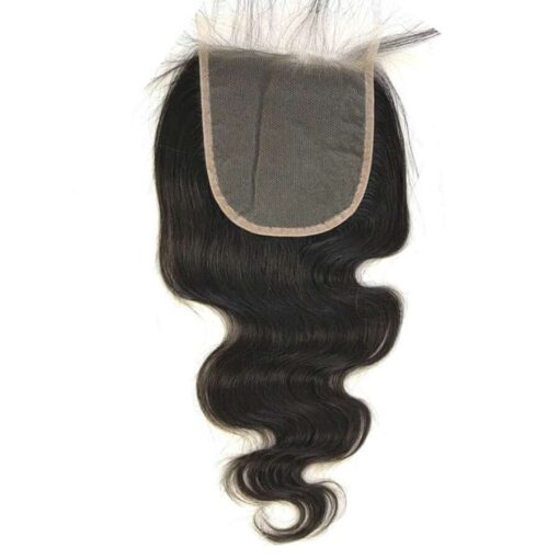 transparent 5x5 closure body wave