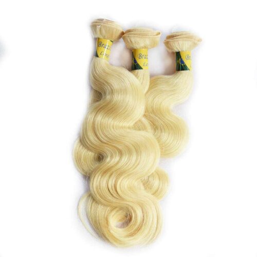 Brazilian Virgin Hair Weave Body Wave Color #613 Blonde Hair 1 Bundle 6 613 blonde hair body wave