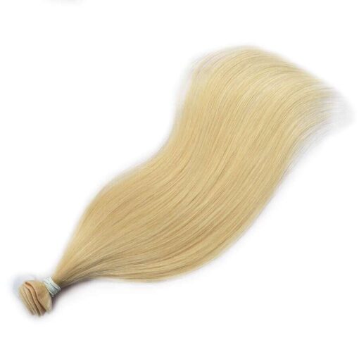 blonde hair weave straight