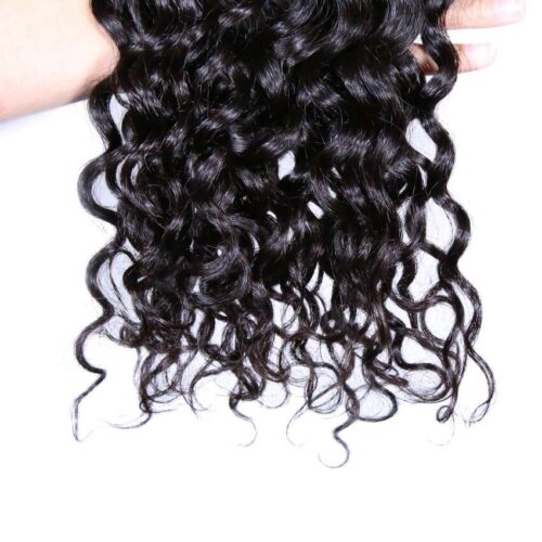 Alternative view of Brazilian Remy Hair Italy Curl Natural Black 1 Bundle