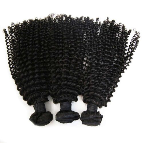 Brazilian Remy Hair Kinky Curly Hair Natural Black 1 Bundle 8 brazilian remy hair JC 6