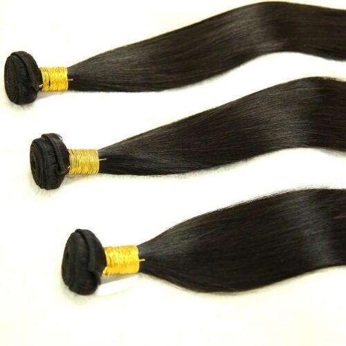 Full End Brazilian Remy Hair Silky Straight Natural Black 1 Bundle Deal 10 full Remy hair straight