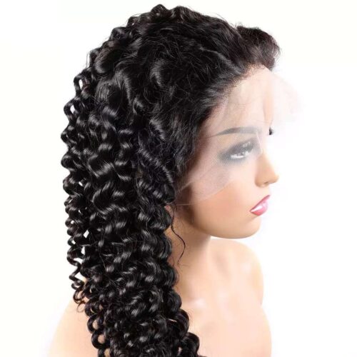 full lace wig deep wave silky hair