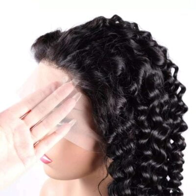 full lace wig silky deep wave human hair