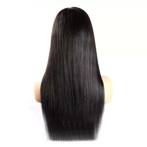 Remy Hair Full Lace Human Hair Wigs Silky Straight Natural Black Swiss Lace 14 silky human hair full lace wigs