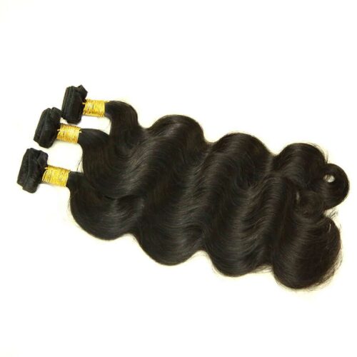 Full End Brazilian Remy Human Hair Body Wave Natural Black 1 Bundle Deal 9 full remy hair body 10