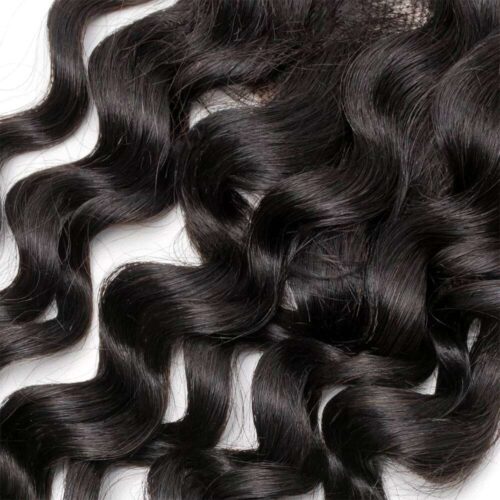 5X5 Transparent Closure Virgin Hair Italian Curly Pre-plucked Hairline With Baby Hair 6 5x5 transparent lace closure Italian Curly