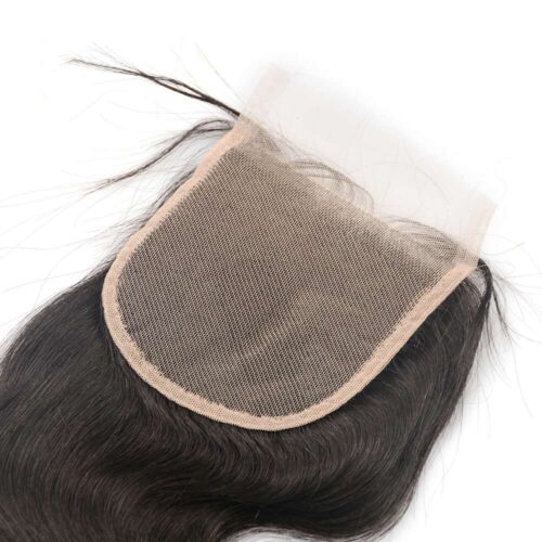 4X4 Transparent Lace Closure Virgin Hair Body Wave Pre-plucked Baby Hair 9 4x4 transparent lace closure