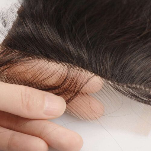 4X4 Transparent Lace Closure Virgin Hair Body Wave Pre-plucked Baby Hair 11 transparent lace closure wave hair