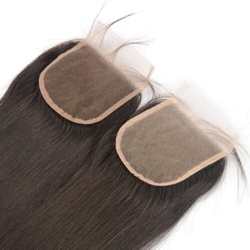 4X4 Transparent Closure Virgin Hair Straight Pre-plucked Baby Hair 9 buy human hair closure online