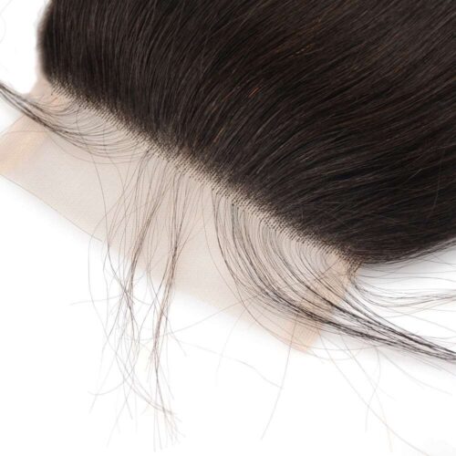 4X4 Transparent Closure Virgin Hair Straight Pre-plucked Baby Hair 11 buy human hair online