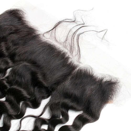 13x4 Transparent Lace Frontal Virgin Hair Italian Curly Pre-Plucked Hairline With Baby Hair 5 13x4 Transparent lace Frontal Italian Curly 2