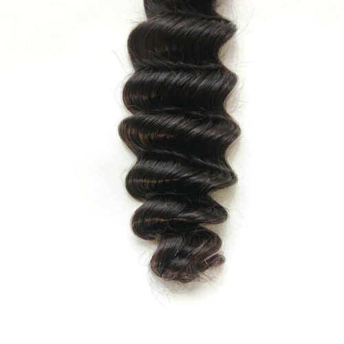 Remy Asian Hair Weave Loose Deep Wave Natural Black 1 Bundle Deal 9 asian hair loose deep wave 9