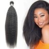 Remy Asian Hair Weave Kinky Straight Natural Black 1 Bundle Deal 15 Asian Remy Hair Kinky Straight