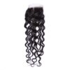 Transparent Lace Closure Remy Hair Italian Curly Hair Closure Pre-plucked Baby Hair 3 italian curly hair closure