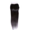 Transparent Lace Closure Remy Hair Straight Closure Pre-plucked Baby Hair 9 straight closure remy hair