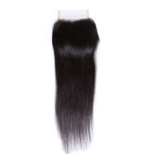 straight closure remy hair