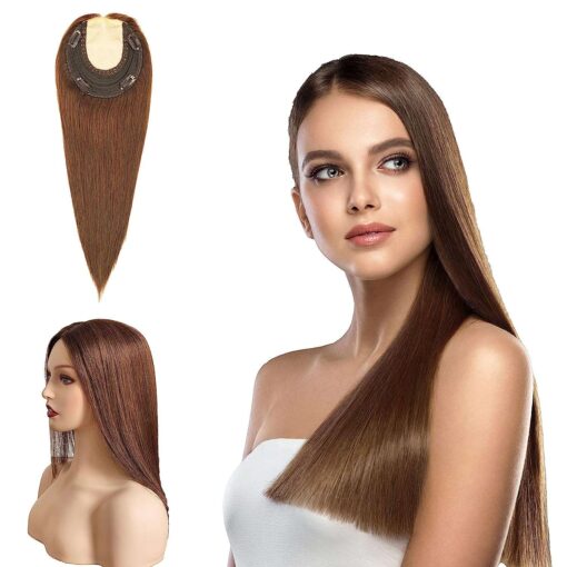 human hair topper