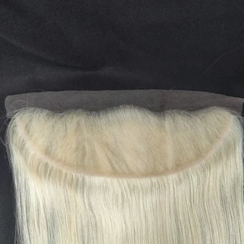 13×4 613 HD Lace Frontal Bleached Virgin Hair Straight Blonde Color 613# 9 13x4 613 hd lace frontal