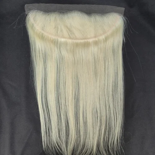 13×4 613 HD Lace Frontal Bleached Virgin Hair Straight Blonde Color 613# 10 613 hd lace frontal 13x4