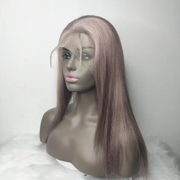 blonde purple lace front wig 16 inches