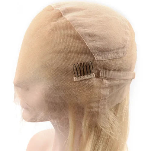 Blonde Full Lace Wig Silky Straight Swiss Lace Wigs 10 blonde human hair wig