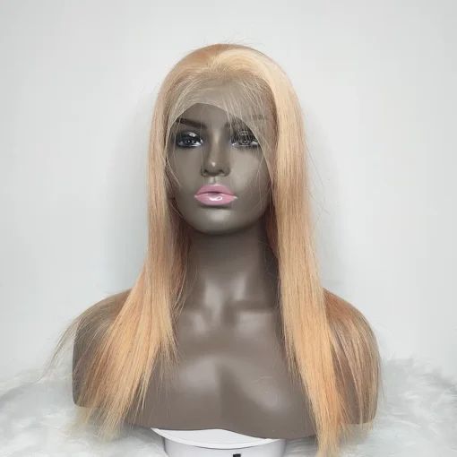 rose gold hair color wig