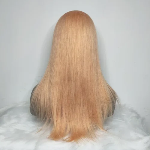 rose gold hair colored wig 13