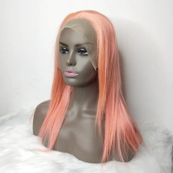 sweet pink lace front wig
