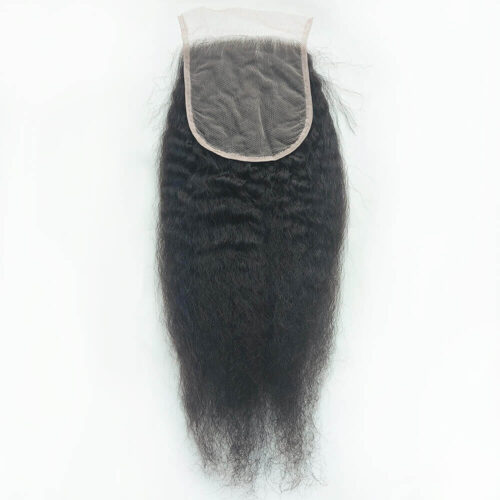 Transparent Lace Closure Virgin Hair Kinky Straight Closure 5x5 6 5x5 kinky straight closure