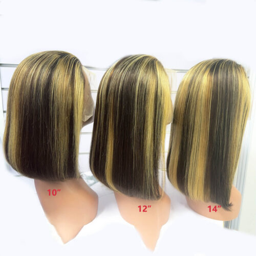 brown with blonde highlights wig