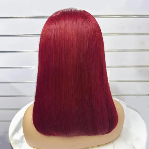 burgundy wig lace front bob wigs