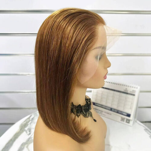 color 30 hair bob wig medium auburn hair color