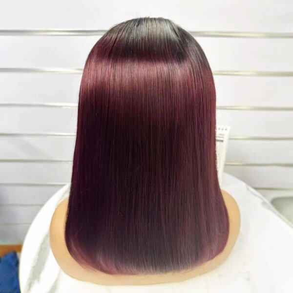 ombre dark burgundy 1b 99j bob wig