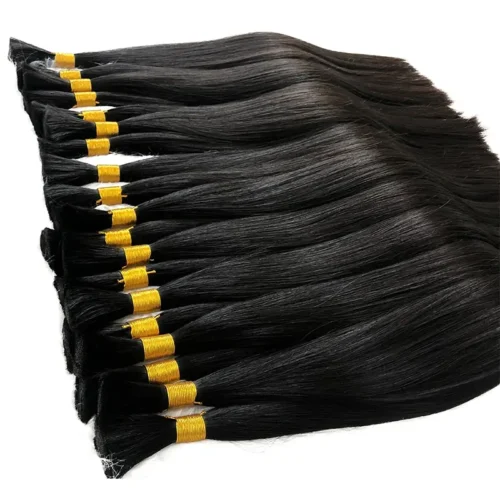 bulk hair extensions raw hair quality straight