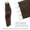 Tape In Hair Extensions Remy Hair Straight Various Colors Available 20pcs 50g/package 14 tape in hair extensions remy hair
