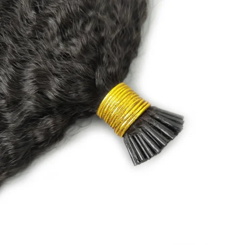 kinky straight i-tip hair extensions