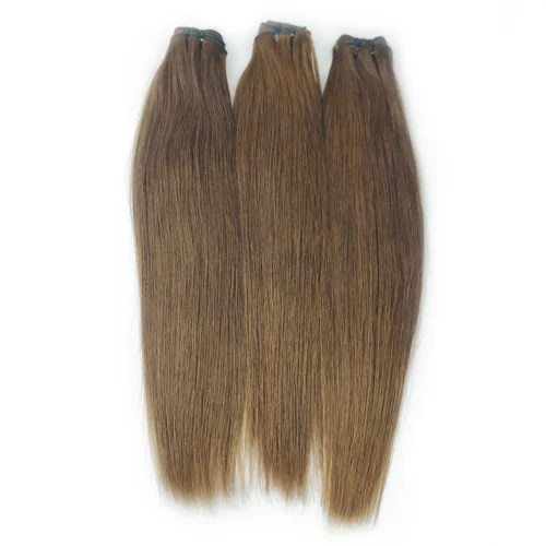 Medium Brown Hair Color 4 Silky Straight Hair Weave Wholesale Price 1 Bundle 5 dark brown hair
