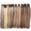 Balayage Hair Extensions Highlighted Hair With Dark Roots Hair Weft 10 Balayage Hair-Extensions Hair Weft