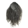 Human Hair Drawstring Ponytail Curly