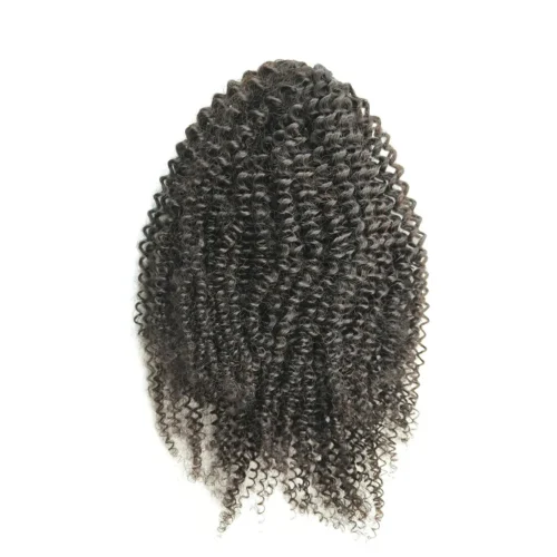 Drawstring Ponytail Human Hair Extensions Curly Hair 7 drawstring human hair ponytail
