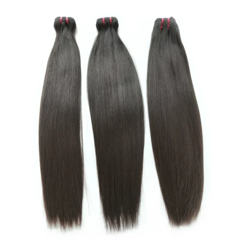 Raw Hair Bundles Supper Double Drawn Natural Color 10 Raw Human Hair Bundles Double Drawn