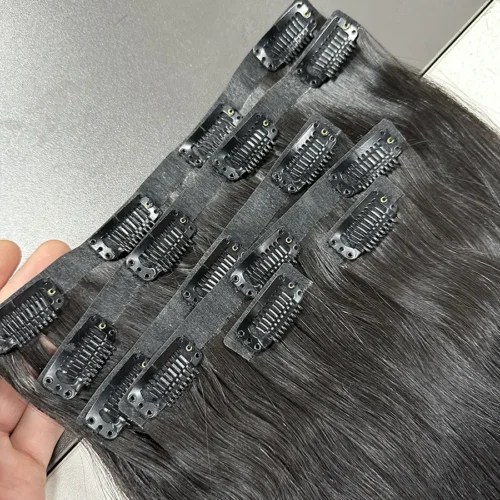 seamless clip in hair extensions remy hair