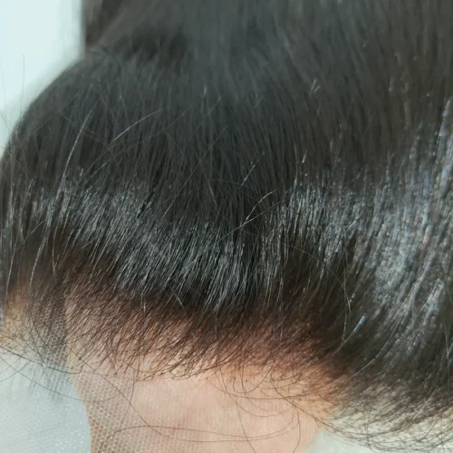 13×4 HD Frontal Virgin Human Hair Straight Lace Frontal 6 Bleached Knots HD Frontal Raw Hair