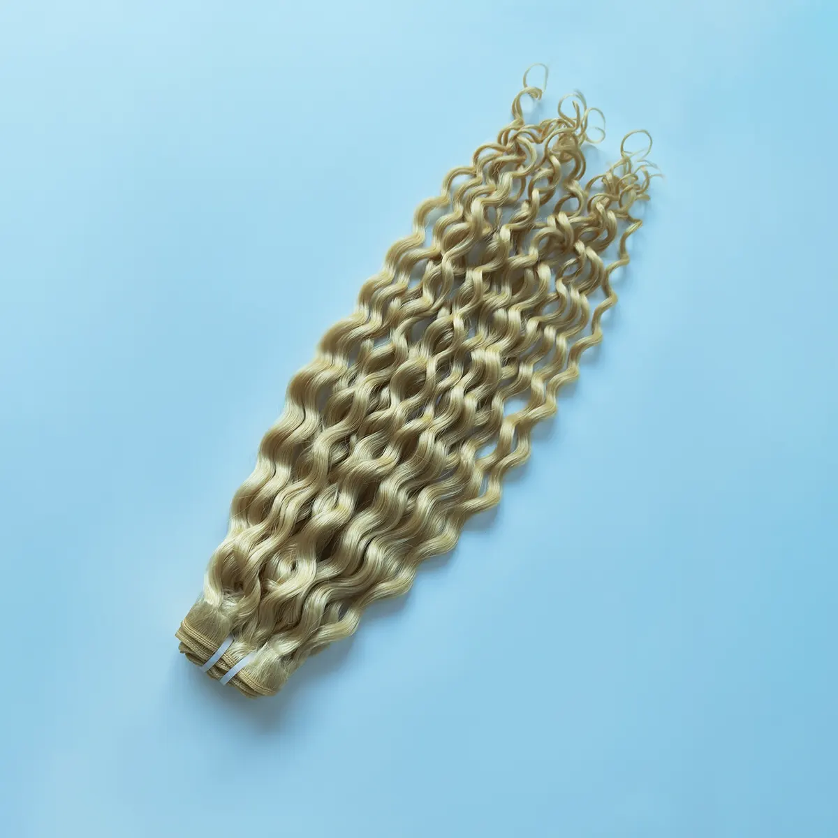 Peruvian Virgin Hair Weave Blonde Water Wave Bundle 4 blonde water wave bundles