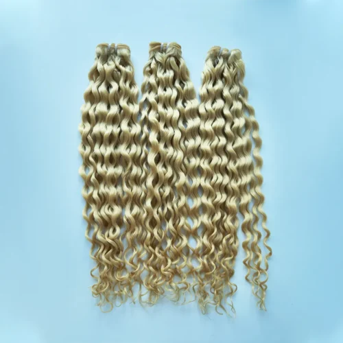 Peruvian Hair Blonde Water Wave Bundles